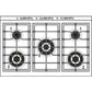 Verona Prestige Series 36" Matte Black Finish Dual Fuel Gas Range with 5-Burner and Double Oven