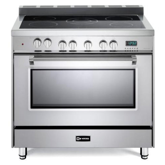 Verona Prestige Series 36" Stainless Steel Finish Electric Range with 5-Burner and Single Oven