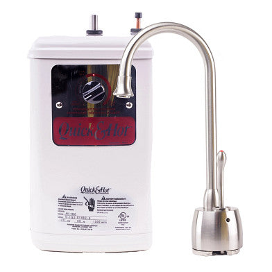 Waste King Quick & Hot Satin Nickel Water Dispenser Faucet & Tank