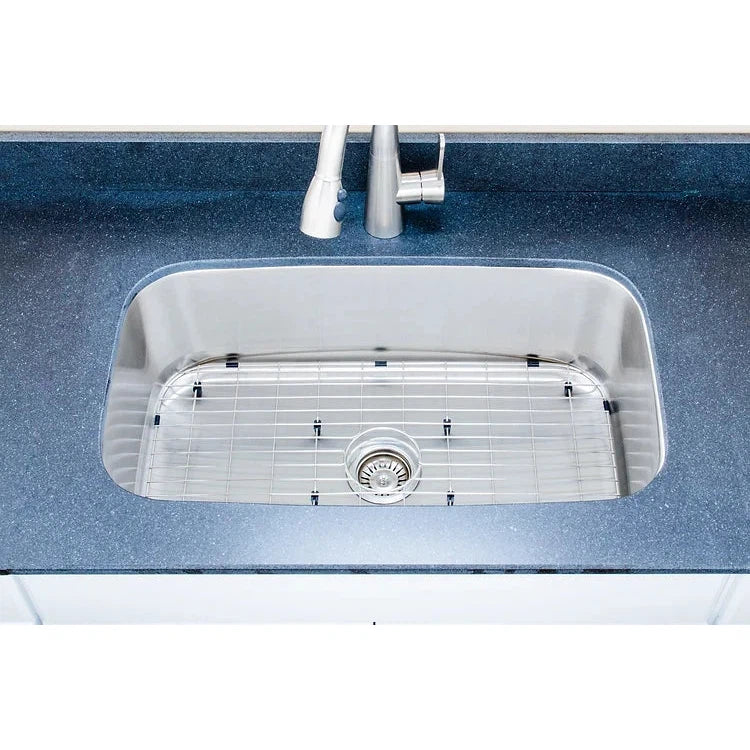 Wells Sinkware Craftsmen 32" Rectangle Undermount 18-Gauge Stainless Steel Kitchen Single Bowl Sink