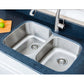 Wells Sinkware Craftsmen 32" Specialty Undermount 18-Gauge 60/40 Double Bowl Stainless Steel Kitchen Sink