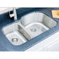 Wells Sinkware Craftsmen 32" Specialty Undermount 18-Gauge Stainless Steel 30/70 Double Bowl Kitchen Sink