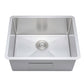 Wells Sinkware New Chef's 23" Rectangle Undermount Handcrafted 16-Gauge Single Bowl Stainless Steel Kitchen Sink