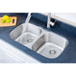 Wells Sinkware Specialty 30" Rectangle Undermount 18-Gauge Stainless Steel 50/50 Double Bowl Kitchen Sink