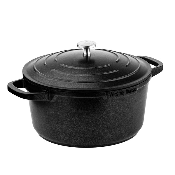MASTERCLASS LOW CASSEROLE Premium Cookware 9.5” With Glass Lid