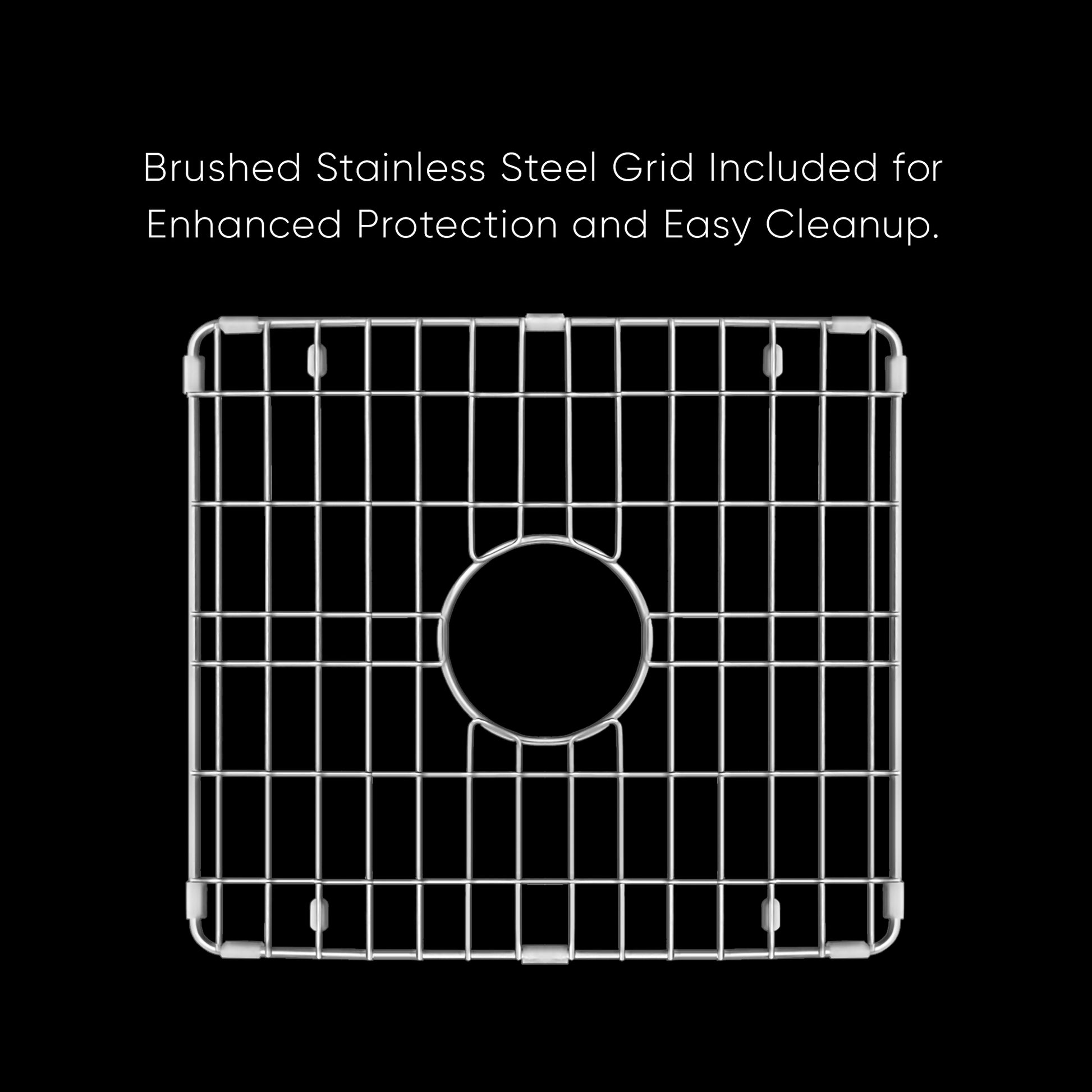 Whitehaus Fireclay 24" White Undermount / Drop-in Fireclay Kitchen Sinks, Stainless Steel Grid Included