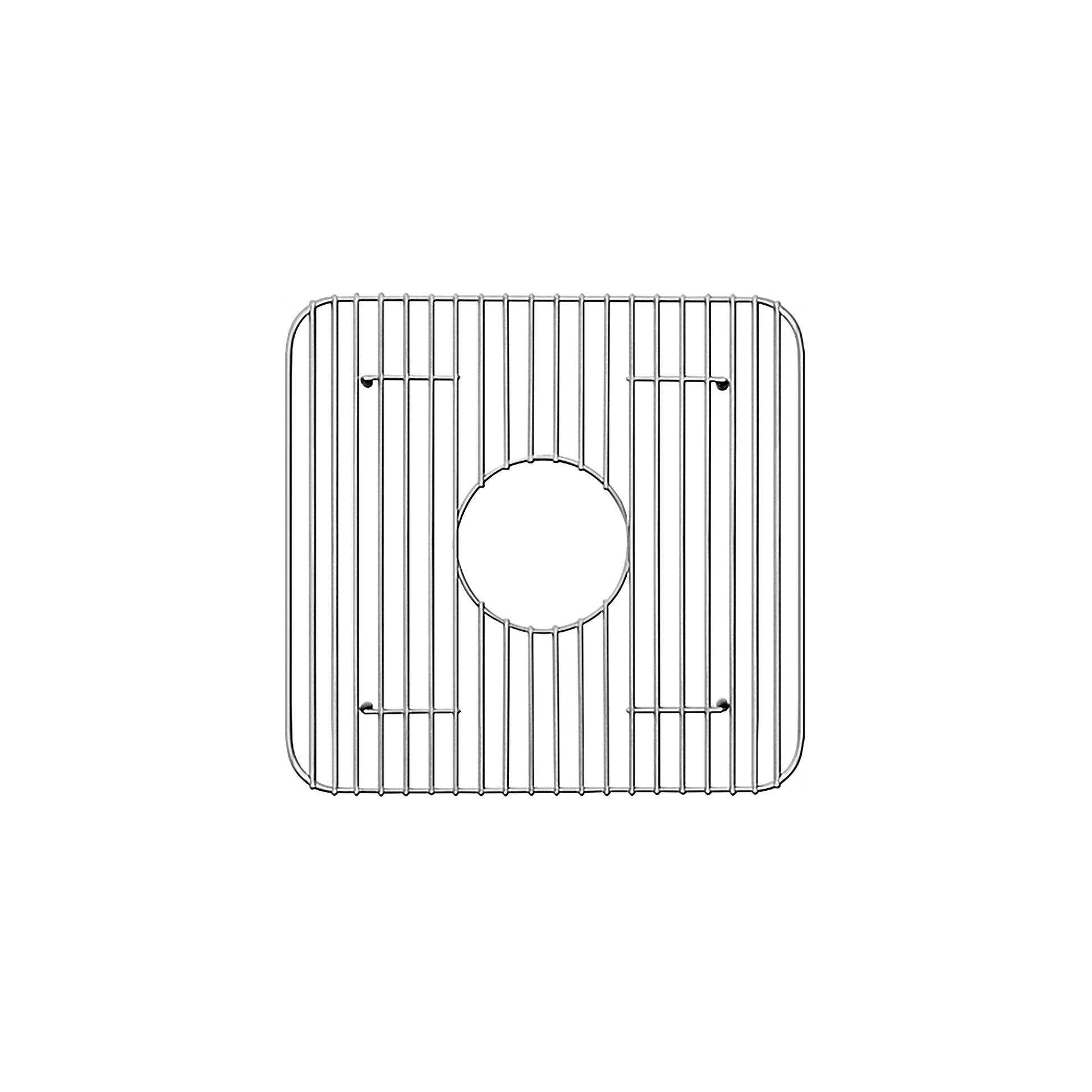 Whitehaus GR5542SM Stainless Steel Sink Grid for Small Basin of WHQDB5542
