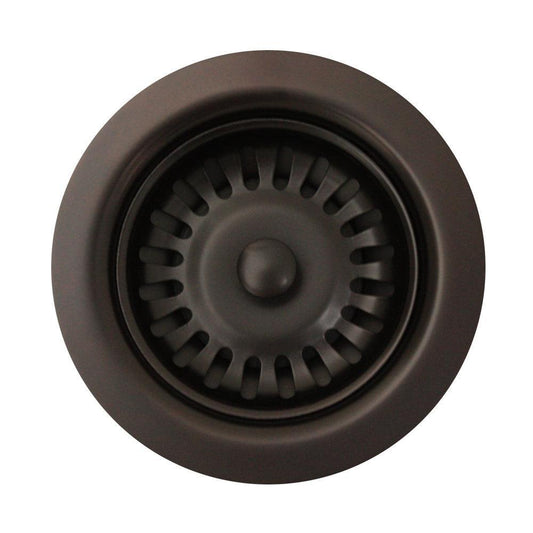 Whitehaus RNW35-ORB 3.5" Oil Rubbed Bronze Stainless Steel Basket Strainer