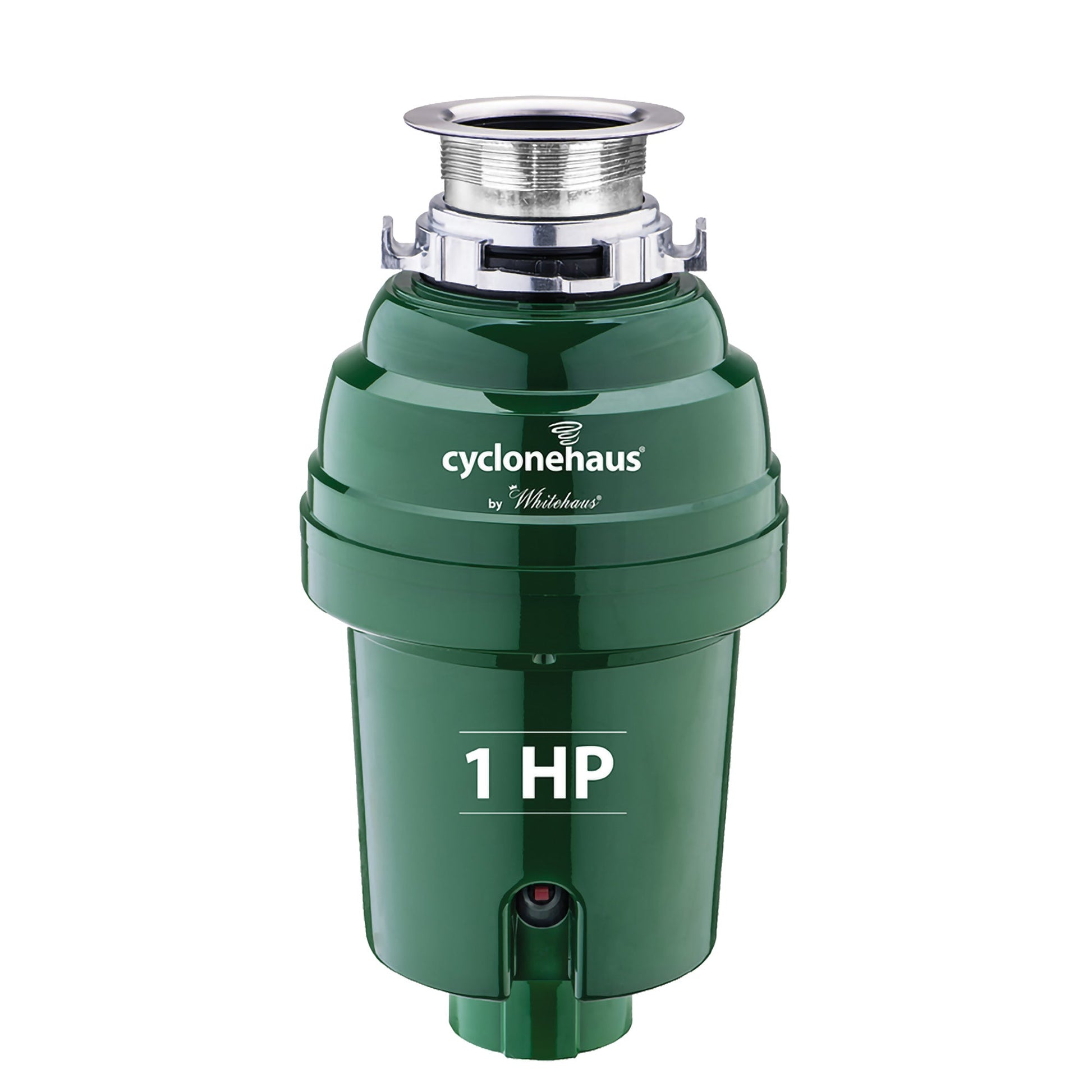 Whitehaus WH007-C Cyclonehaus High Effciency Garbage Disposal with Solid Brass Flange and Quiet Operation
