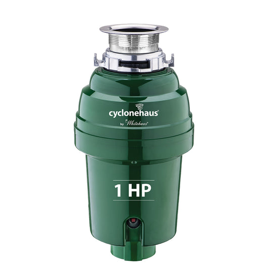 Whitehaus WH007-C Cyclonehaus High Effciency Garbage Disposal with Solid Brass Flange and Quiet Operation