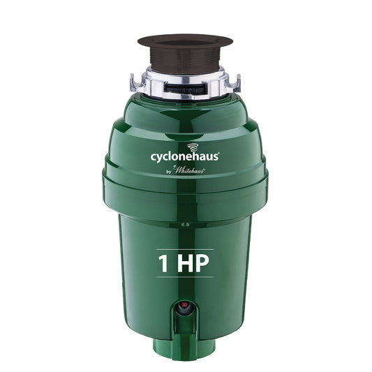 Whitehaus WH007-ORB Cyclonehaus High Effciency Garbage Disposal with Solid Brass Flange and Quiet Operation