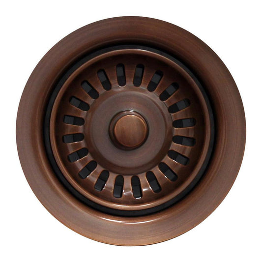Whitehaus WH200-ACO 3 1/2" Waste Disposer Trim with Matching Basket Strainer