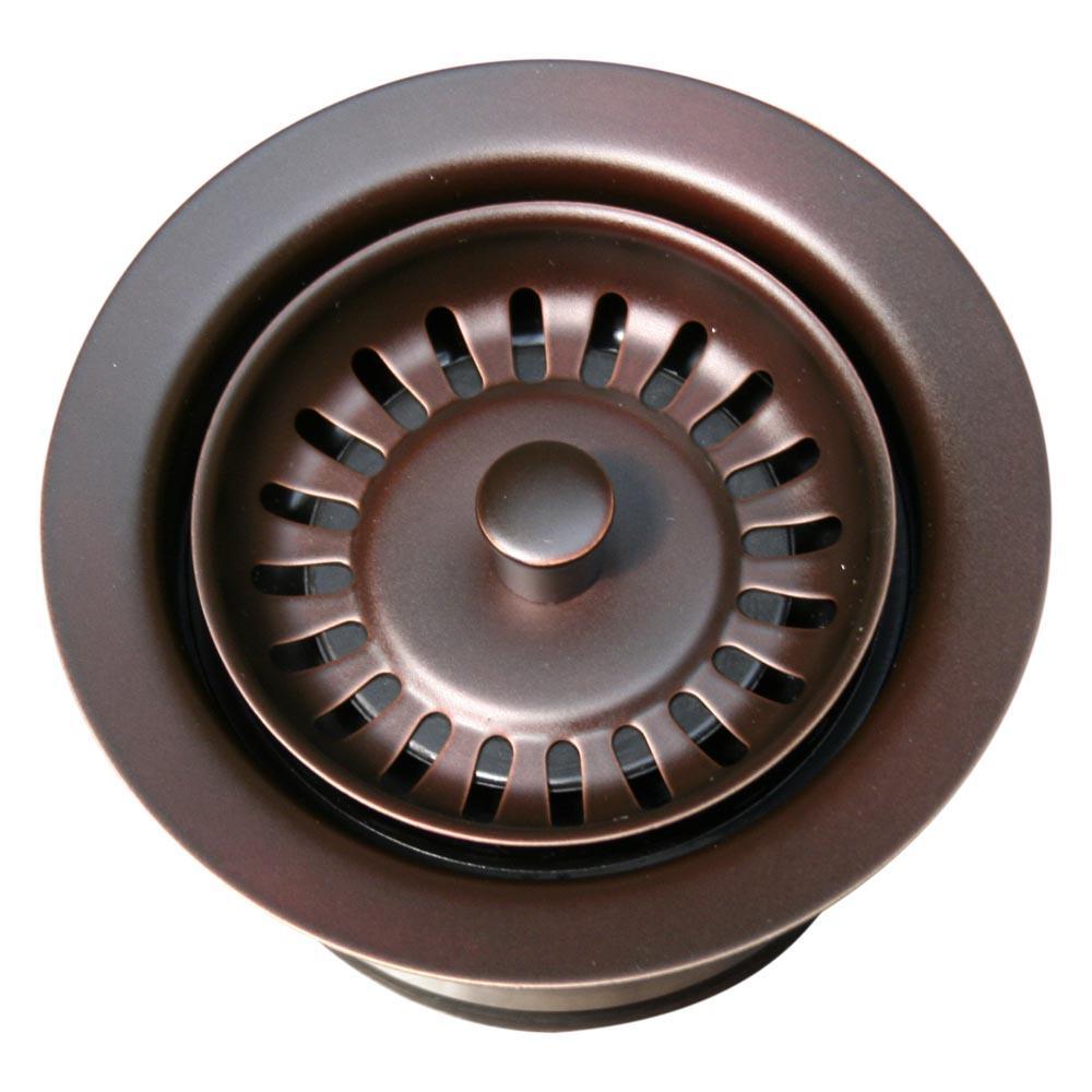 Whitehaus WH200-MB 3 1/2" Waste Disposer Trim with Matching Basket Strainer