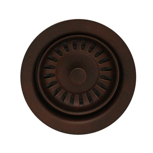 Whitehaus WH202-MB 1/2" Waste Disposer Trim with Matching Basket Strainer for Deep Fireclay Sinks