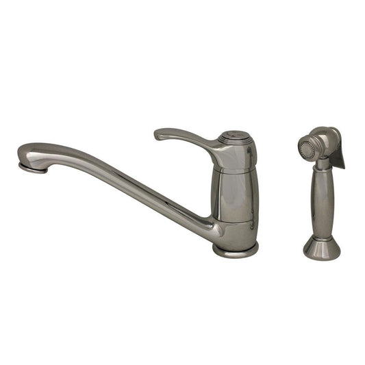 Whitehaus WH23574-C Metrohaus Single Lever Faucet with Matching Side Spray