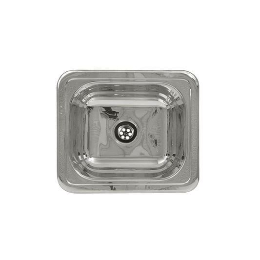 Whitehaus WH693ABL Rectangular Drop-in Entertainment/Prep Sink with a Smooth Surface