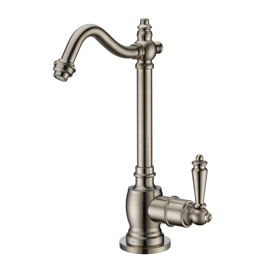 Whitehaus WHFH-C1006-BN Point of Use Cold Water Drinking Faucet with Traditional Swivel Spout