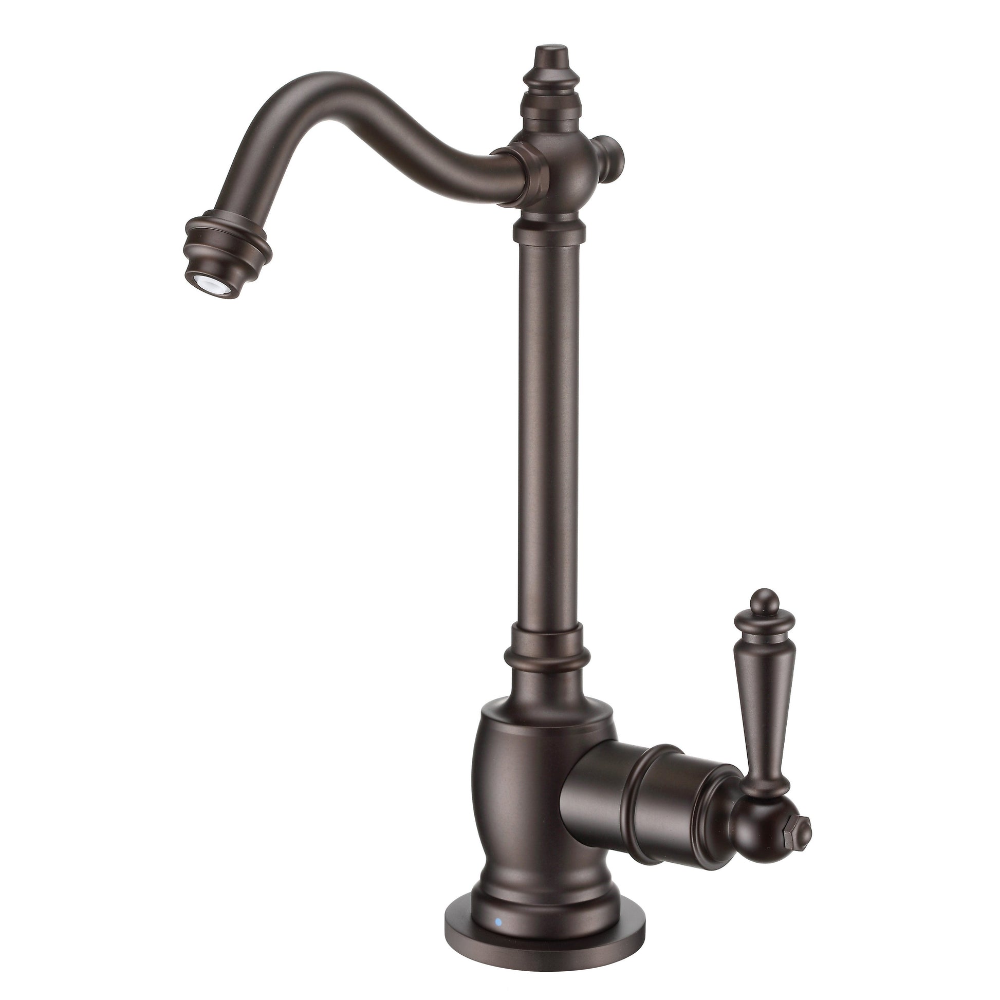 Whitehaus WHFH-C1006-ORB Point of Use Cold Water Drinking Faucet with Traditional Swivel Spout