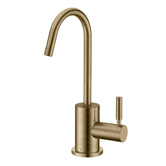 Whitehaus WHFH-C1010-AB Point of Use Cold Water Drinking Faucet with Gooseneck Swivel Spout