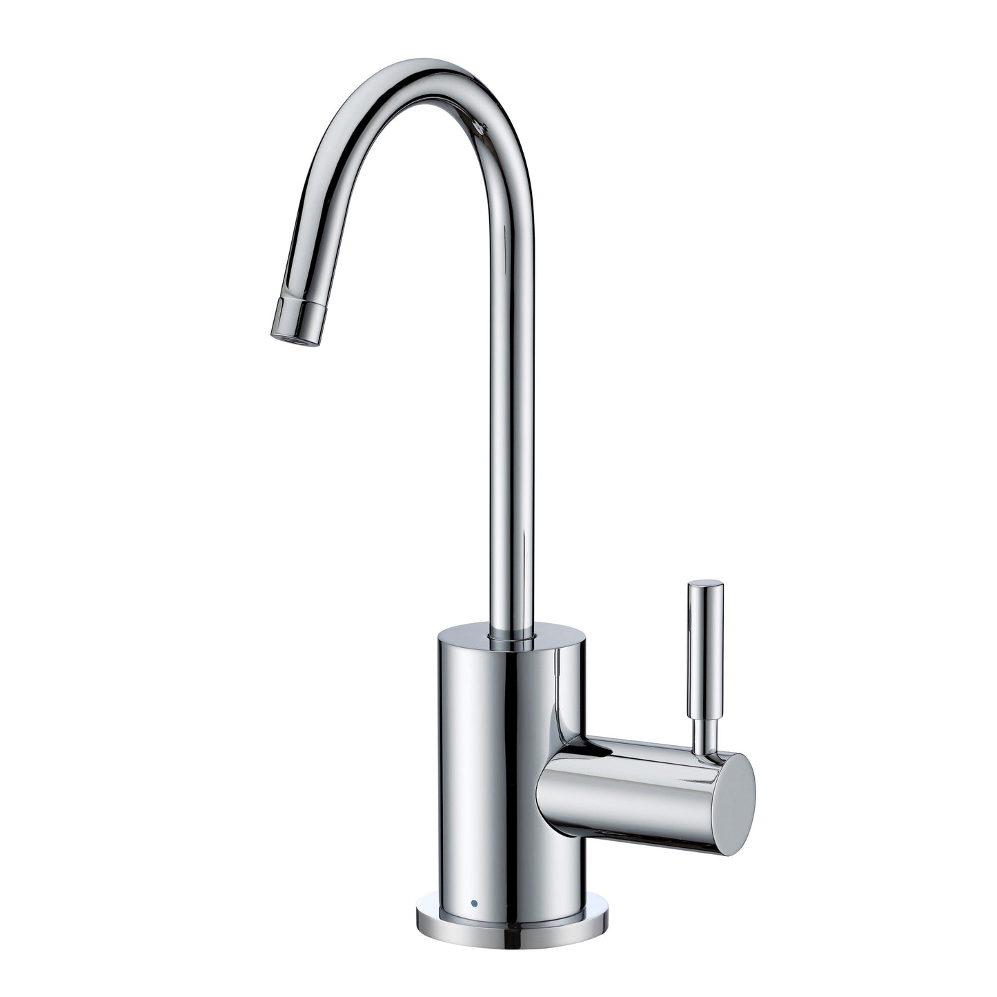 Whitehaus WHFH-C1010-C Point of Use Cold Water Drinking Faucet with Gooseneck Swivel Spout