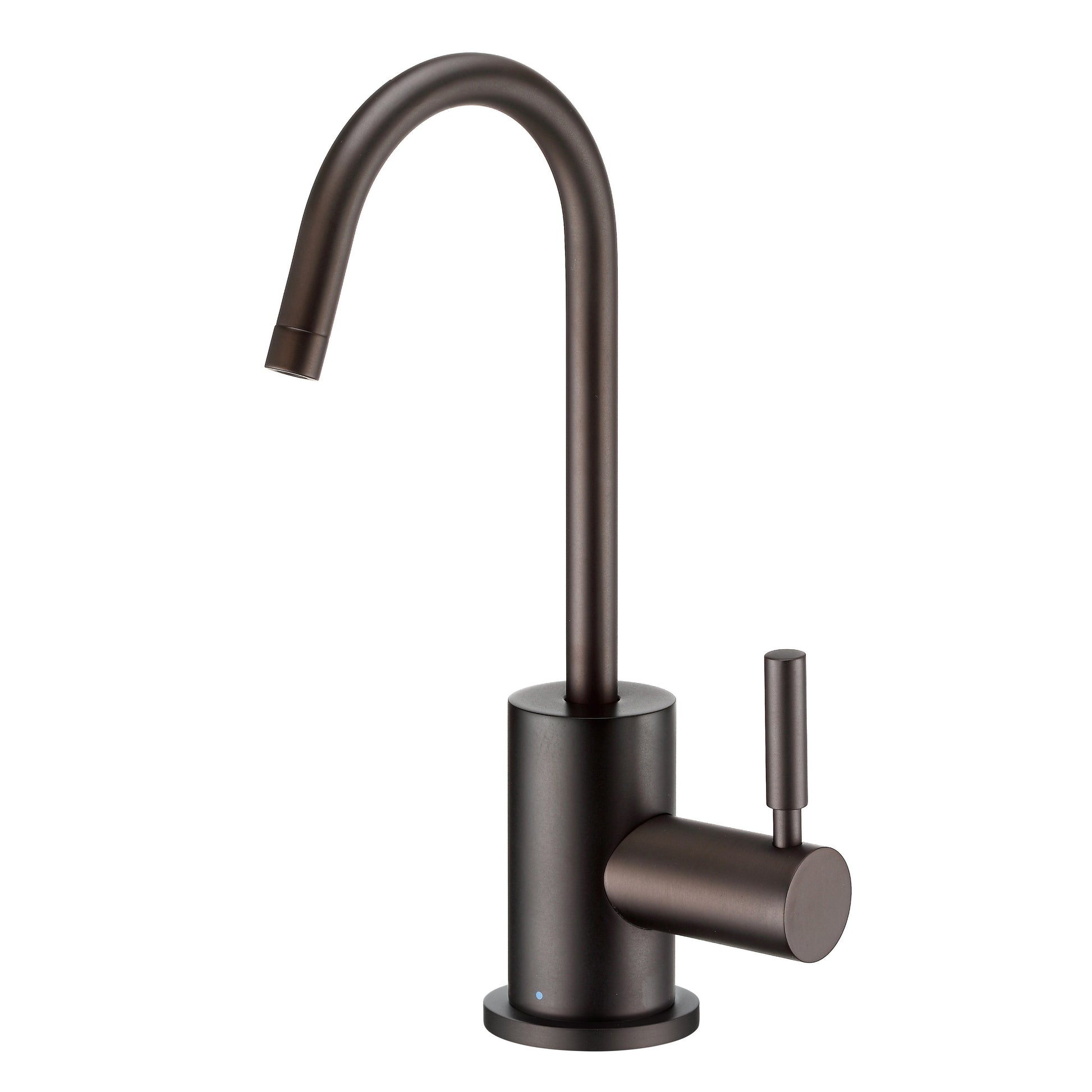Whitehaus WHFH-C1010-ORB Point of Use Cold Water Drinking Faucet with Gooseneck Swivel Spout