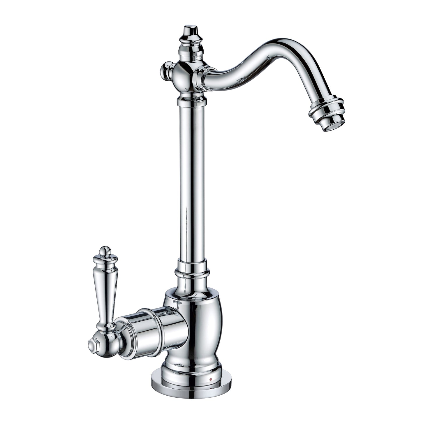 Whitehaus WHFH-H1006-C Point of Use Instant Hot Water Drinking Faucet with Traditional Swivel Spout