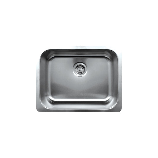 Whitehaus WHNU2318 Noah'S Collection Brushed Stainless Steel Single Bowl Undermount Sink