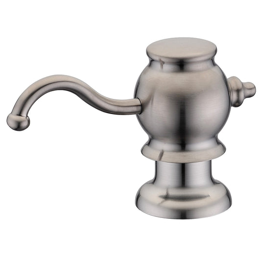 Whitehaus WHSD030-BN Solid Brass Soap/Lotion Dispenser