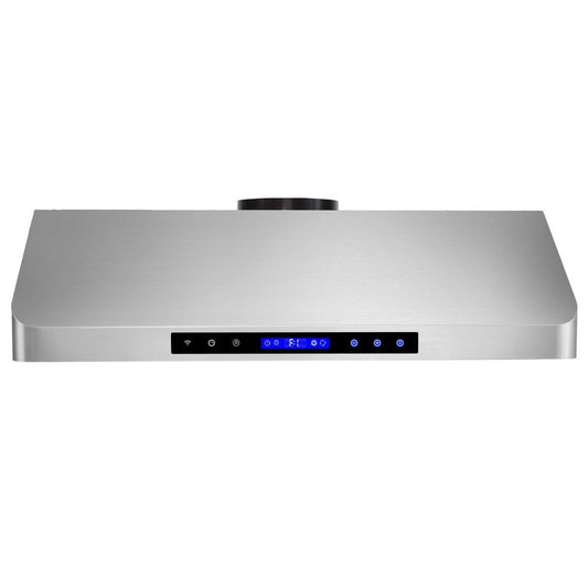 XtremeAir Pro-X Series 30" Non-Magnetic Stainless Steel Under Cabinet Range Hood Radius Corner With Grease Drain Tunnel