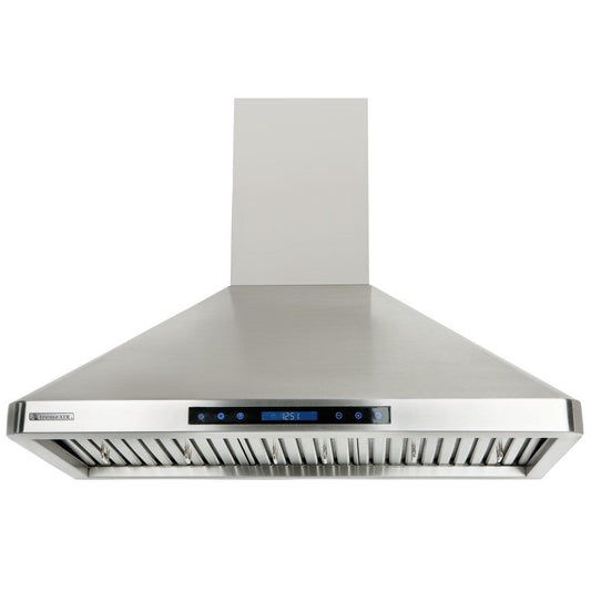 XtremeAir Pro-X Series 30" Non-Magnetic Stainless Steel Wall Mount Range Hood Radius Corner With Grease Drain Tunnel