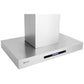 XtremeAir Pro-X Series 36" Non-Magnetic Stainless Steel Island Mount Range Hood T-Shape Body With Grease Drain Tunnel