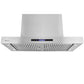 XtremeAir Pro-X Series 48" Non-Magnetic Stainless Steel Island Mount Range Hood T-Shape Body With Grease Drain Tunnel