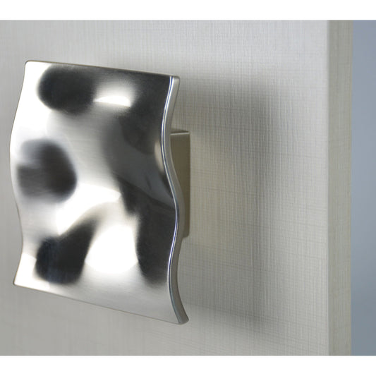 ZEN Design Acqua Di Zen 4" Brushed Nickel Large Single Pull Rope Hook Cabinet Door Knob