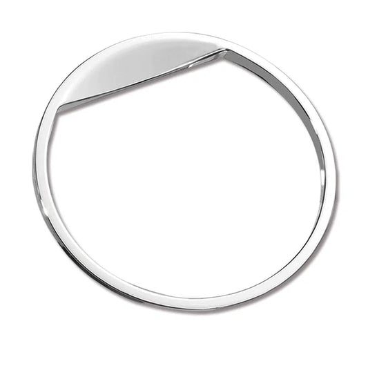 ZEN Design Afro O-A 3" Brushed Chrome Centers Cabinet Knob