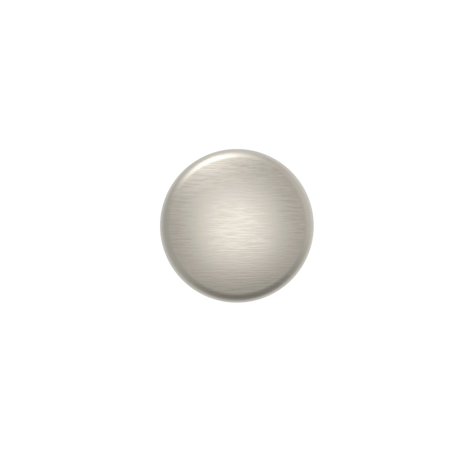 ZEN Design Cup 1" Diameter Brushed Nickel Single Hole Cabinet Knob