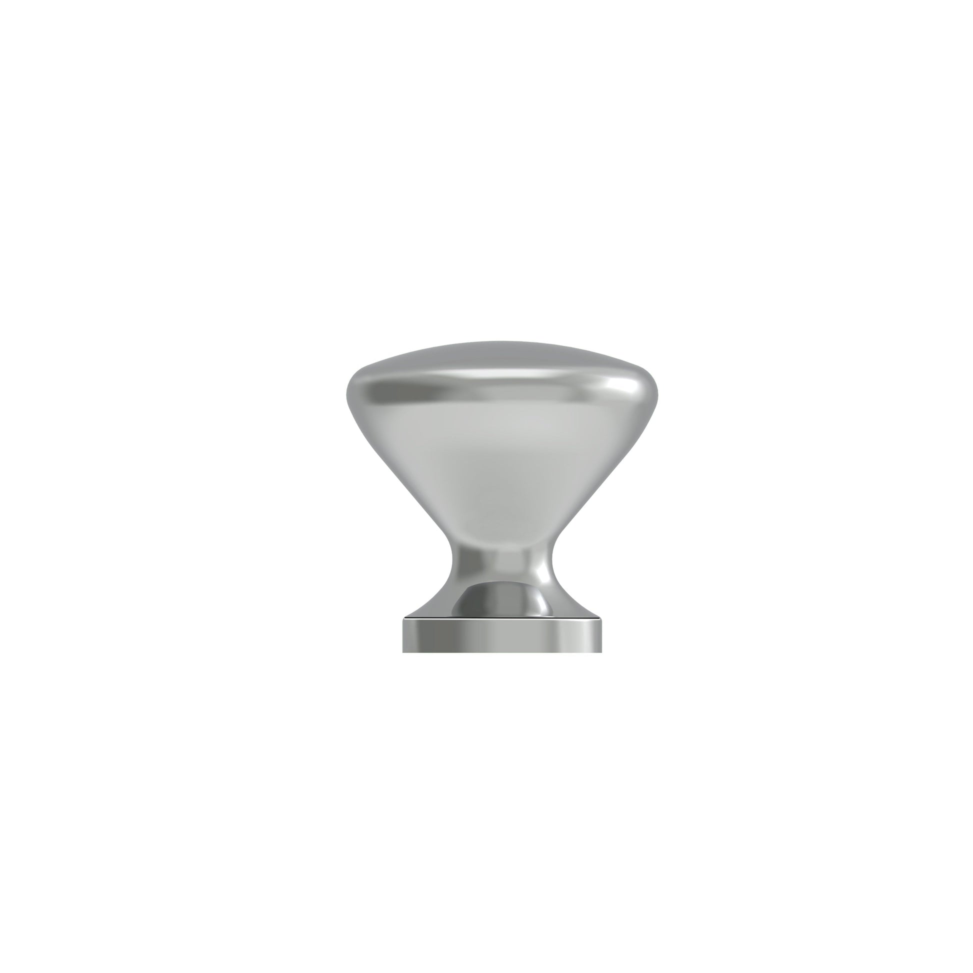 ZEN Design Cup 1" Diameter Chrome Single Hole Cabinet Knob