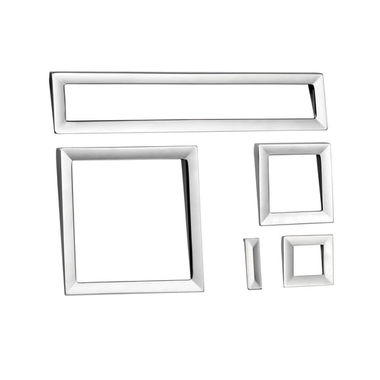 ZEN Design Dharma 1/8" Brushed White Center Cabinet Knob
