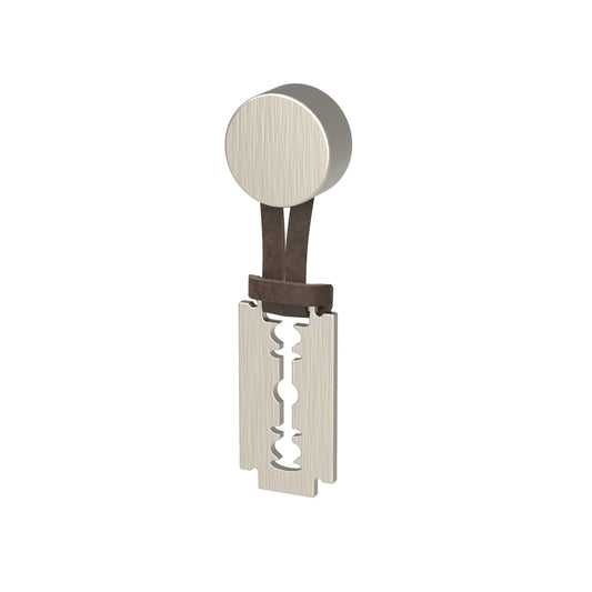 ZEN Design Fune Gales 1" Brushed Nickel Cabinet Pull