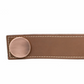 ZEN Design Garage 9" Brown Leather Center Cabinet Handle