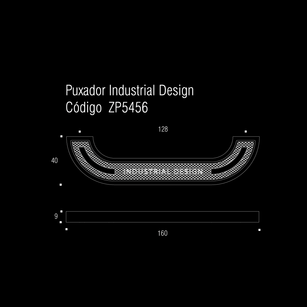 ZEN Design Industrial Design 6" Brushed Nickel Cabinet Pull