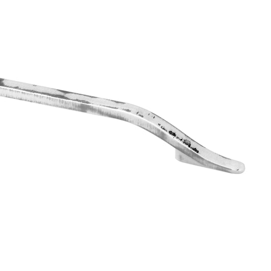 ZEN Design Jazz 4" Brushed White Center Cabinet Handle