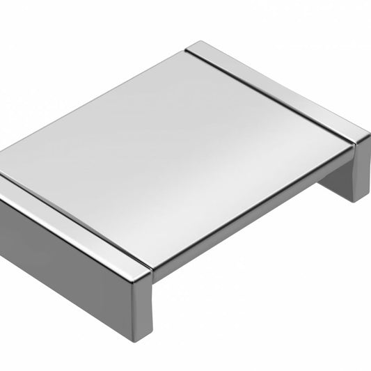 ZEN Design Linea 1" Chrome Chrome Center Cabinet Handle