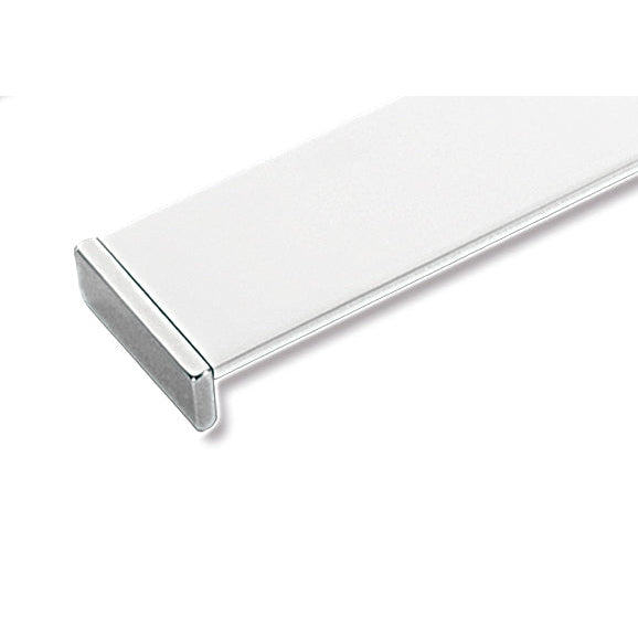 ZEN Design Linea 1" Chrome White Center Cabinet Handle