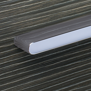 ZEN Design Phenix 18" Brushed Chrome Center Cabinet Handle