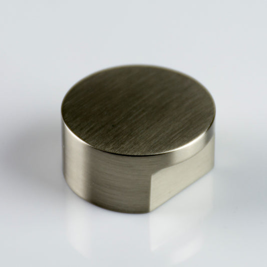 ZEN Design Radio 2" Diameter Brushed Nickel Cabinet Knob