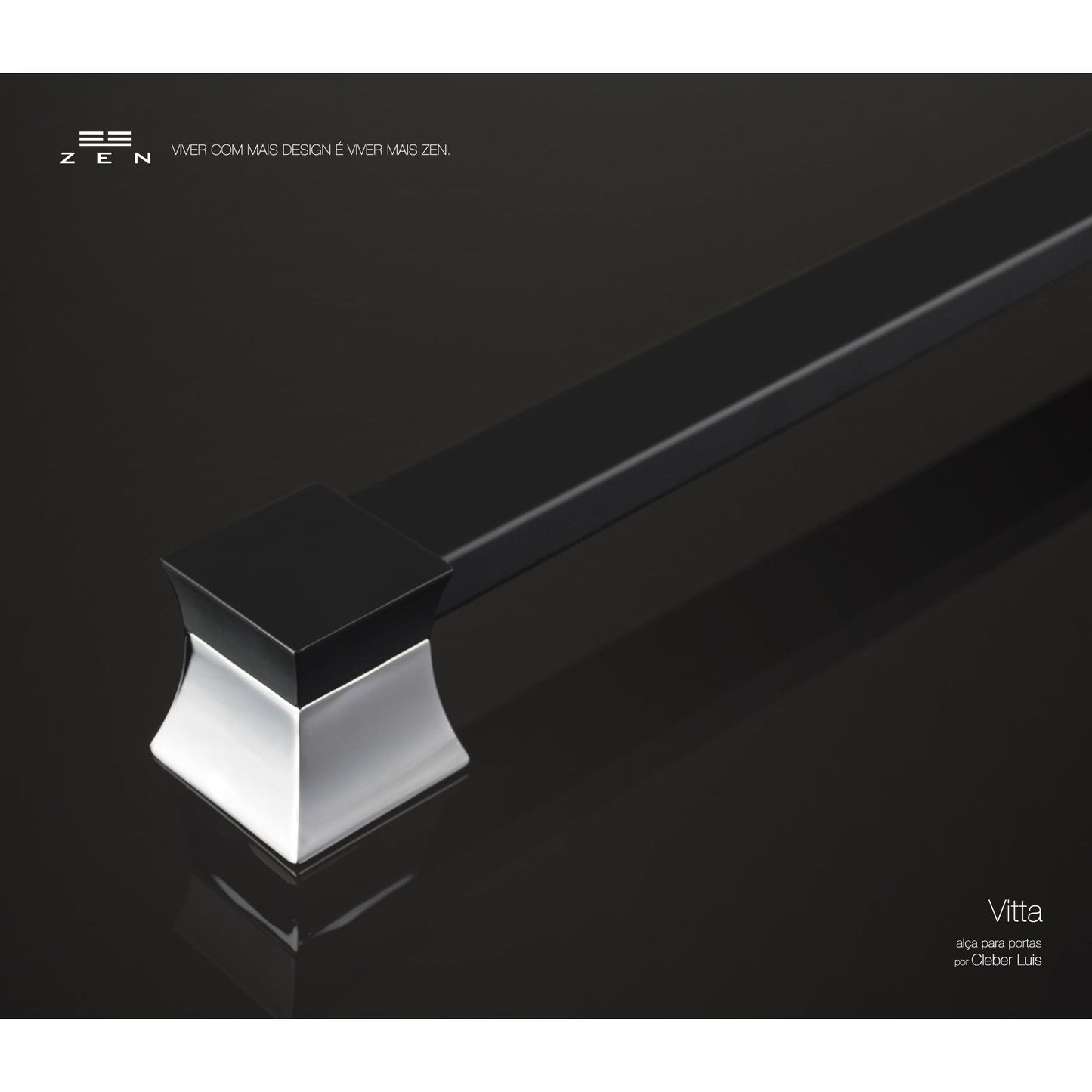ZEN Design Vitta 33" x 2" Aluminum Single Door Pull
