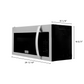 ZLINE 1.5 cu. ft. Over the Range Convection Microwave Oven in Stainless Steel With Modern Handle and Sensor Cooking