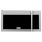 ZLINE 1.5 cu. ft. Over the Range Convection Microwave Oven in Stainless Steel With Traditional Handle and Sensor Cooking