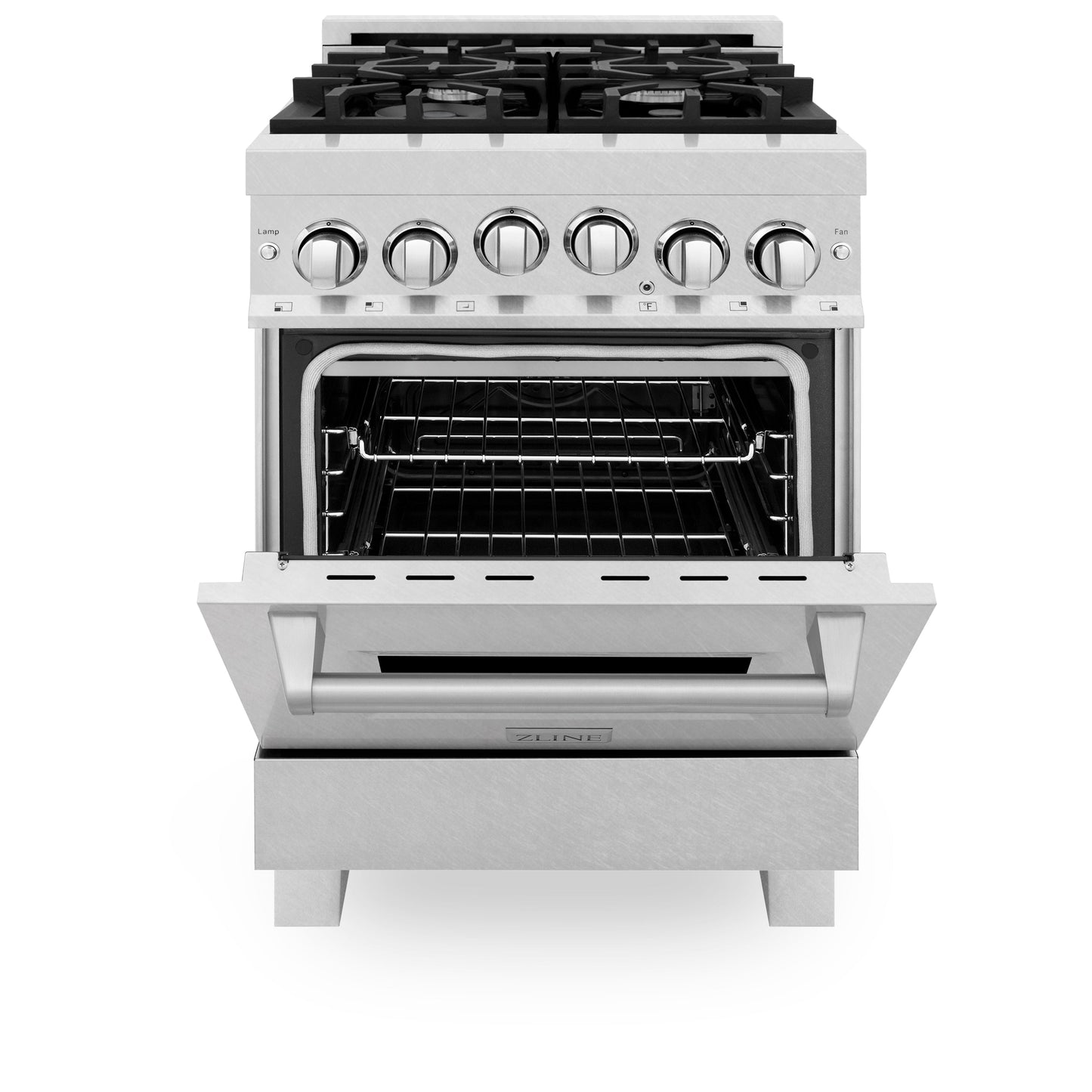 ZLINE 24" 2.8 cu. ft. Range with Gas Stove and Gas Oven in DuraSnow Stainless Steel