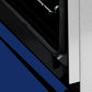 ZLINE 24" 2.8 cu. ft. Range with Gas Stove and Gas Oven in DuraSnow Stainless Steel and Blue Gloss Door